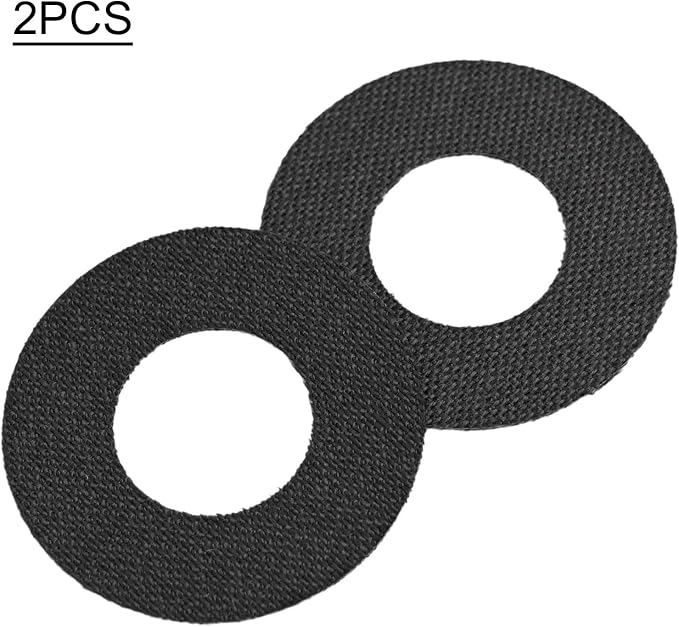 2 Pieces Carbon Fiber Drag Washers For Baitcasting Drum Fishing Reel Brake Pads 31Mm 34Mm Sizes Black High Durability Repair Kit(34mm*16mm*0.5mm)