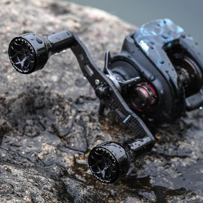 GOMEXUS Power Handle Compatible for Shimano SLX Tranx Curado Daiwa Tatula Zillion Steez Abu Garcia 13 Fishing Baitcasting Reel Crank Bass Fishing
