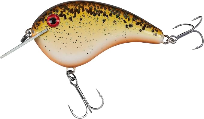 Strike King Chick Magnet Jr. Crankbait Fishing Lure, 1/4 oz, Dives 4-6 Feet, Premium Hooks