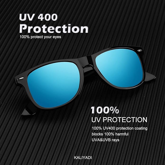 KALIYADI Sunglasses Men Polarized for Mens and Womens Unisex Sun Glasses for Driving UV Protection