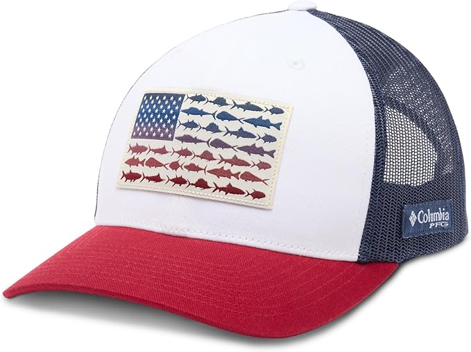 Columbia PFG Fish Flag Mesh Snapback