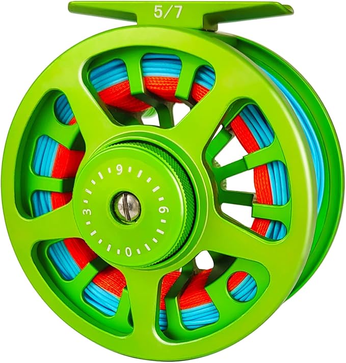 Aventik Fly Fishing Reel 3/4/5/6/7/8/9 Pre-Loaded Fly Reel with Line Combo