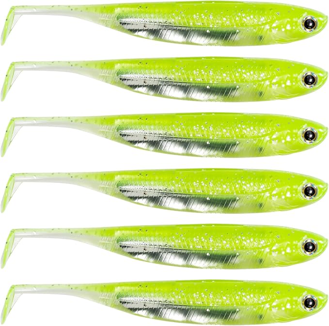 Dr.Fish Paddle Tail Swimbaits, Soft Fishing Lures for Bass Fishing 2.75-4.75 Inches, Freshwater & Saltwater Soft Plastic Baits Swim Shad Bait Minnow Lures Drop Shot