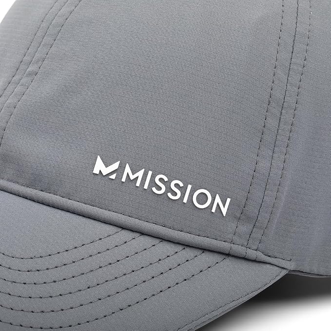 MISSION Cooling Performance Hat, Unstructured Low-Profile Adjustable Fit - UPF 50 - for Running, Workouts & Outdoors