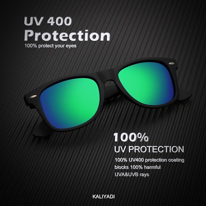 KALIYADI Sunglasses Men Polarized for Mens and Womens Unisex Sun Glasses for Driving UV Protection