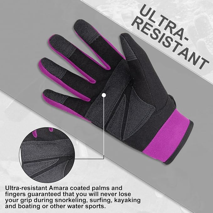 XUKER Neoprene Glove,Wetsuit Gloves 1.5mm & 2mm for Scuba Diving Snorkeling Paddling Surfing Kayaking Canoeing Spearfishing Skiing and Other Water Sports