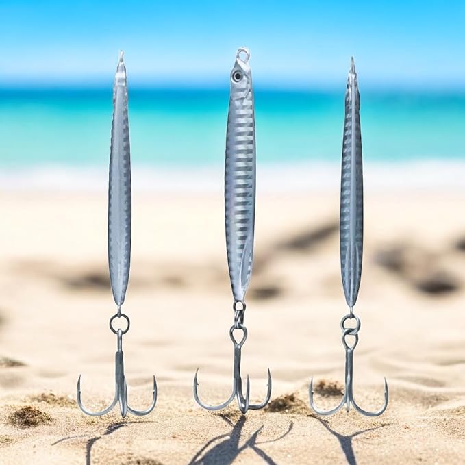 Saltwater Fishing Lures Fishing Jigs Fishing Spoons for Striped bass, Pompano, Spanish Mackerel ，Bluefish