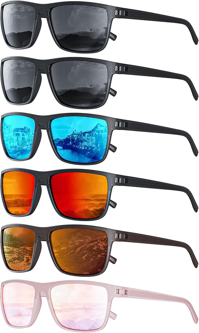 Sunglasses-Men Polarized Mens Sunglasses: Classic Women Sun Glasses UV Protection for Fishing