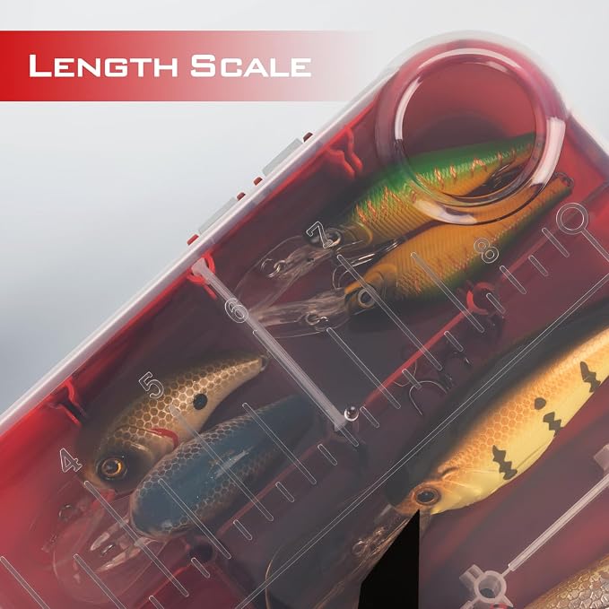KastKing Tackle Boxes, Plastic Box, Plastic Storage Organizer Box with Removable Dividers - Fishing Tackle Storage - Box Organizer - 2 Packs /4 Packs Tackle Trays - Parts Box