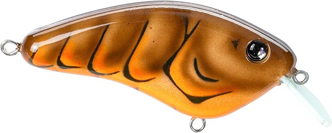 Strike King Hardliner Fishing Lure, Flat Sided Crankbait, Circuit Board Lip, Extra Tight Wobble, Size 4 Treble Hooks