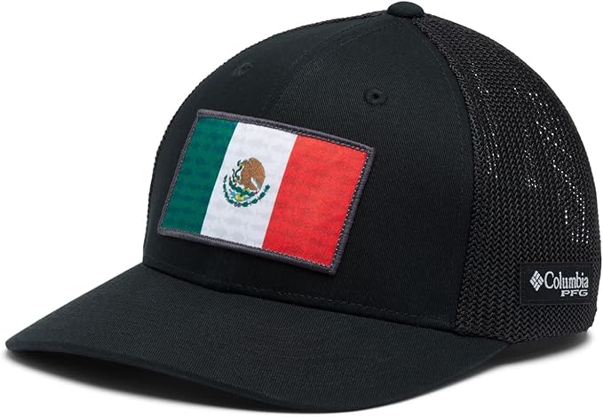 Columbia Unisex Adult PFG Logo Mesh Ball Cap