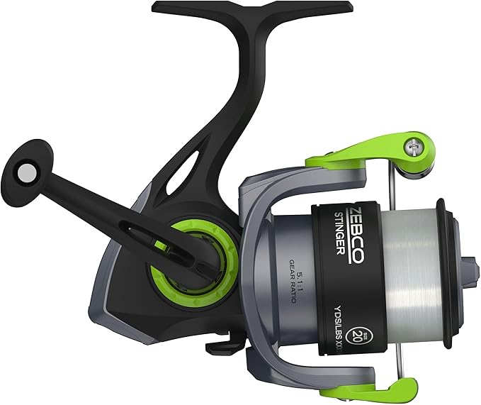 Zebco Stinger Spinning Fishing Reel, 1+1 Bearings Fishing Reel