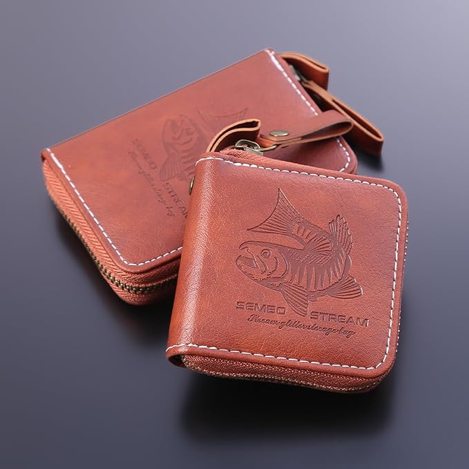 Metal Jigs Spinner Sequins Baits Bag Small Spoon Wallet Fishing Lures Bag Tackle Carry Case Fishing Accessories Small Spoon Wallet