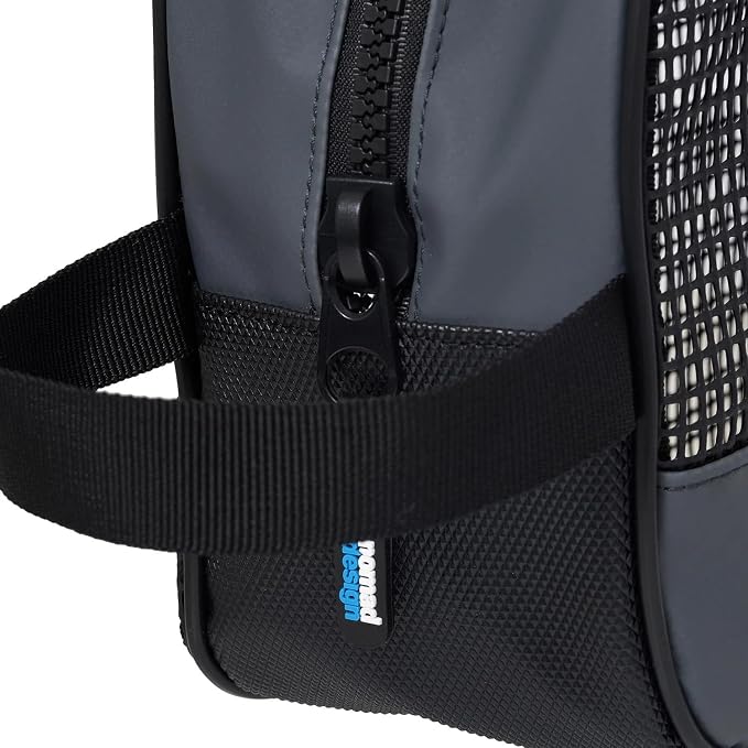 Nomad Design Splash Bag – Waterproof Wash‑Down Lure Bag with Drainage Mesh, Heavy‑Duty Zip & Mesh Window, Small