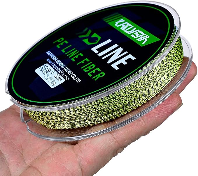 Braided Fishing Line, Abrasion Resistant Zero Stretch Braided Lines 4/8 Strands Super Strong Superline 6Lb -100Lb Test 109/328/547/1094/2187 Yards
