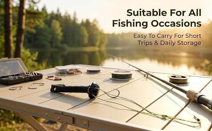 2PCS Fly Fishing Magnetic Fly Threader, Fishing Accessory to Easily Rig Small Flies & Tippet on Water, Make Fly Tying Simpler, Works with Most Hooks, tippets, and Fly Styles