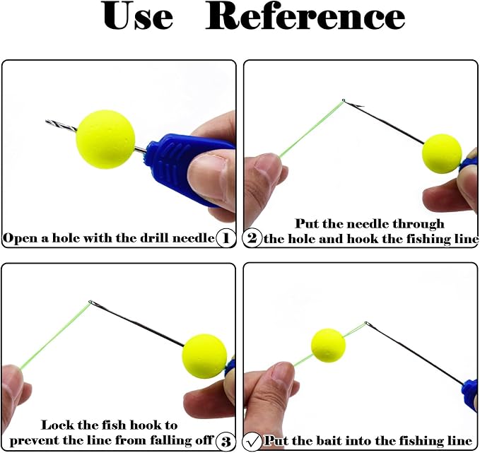9KM DWLIFE Carp Fishing Bait Hair Rigs for Carp Fishing Fishing Rig Carps Fishing Baits Needle Kit Carp Fishing Equipment