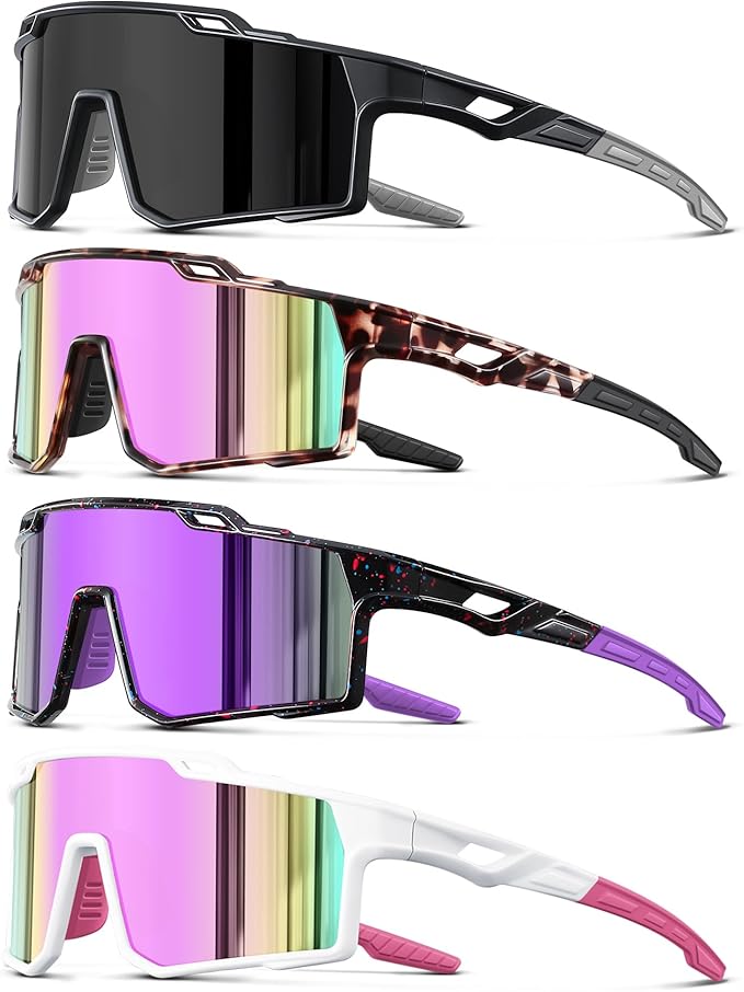 Polarized Sport Sunglasses Men Cycling Driving Fishing UV Protection Sun Glasses Lightweight Big Frame Mountain Bike Goggles