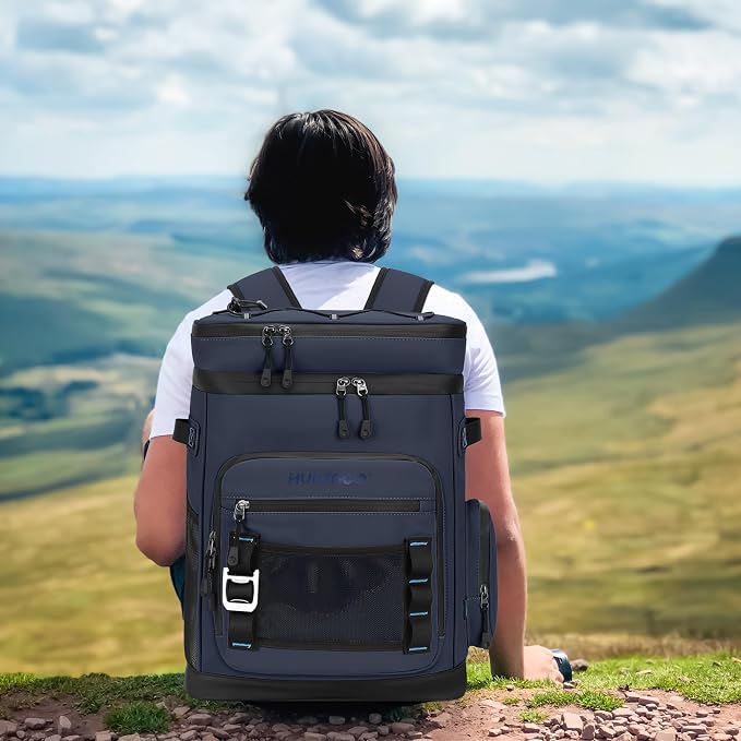 Hulongo 48Cans Cooler Backpack, Waterproof Insulated Backpack Cooler for Men & Women, Leakproof