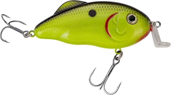 Strike King Hybrid Hunter Crankbait Fishing Lure, 1 oz, Reflective 3D Eyes