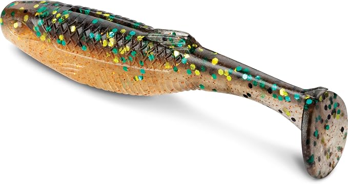 Rapala CrushCity Mayor Soft Plastic Paddle Tail Swimbait, Strong Kicking Action for Swim Jigs & Underspins, Bass, Redfish, Trout, Snook, Walleye & More