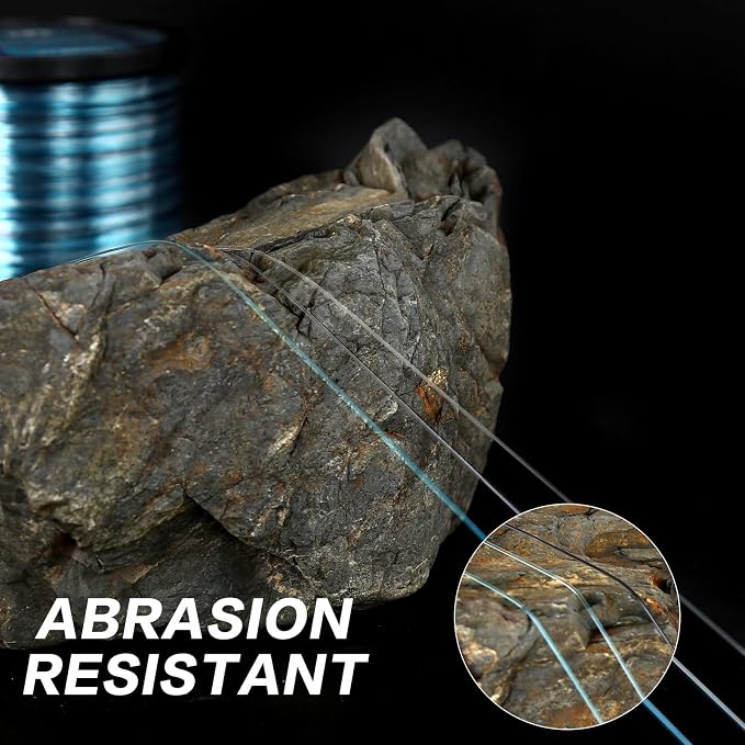 UANTA Monofilament Fishing Line, Superior Abrasion Resistance Mono Line, Ultimate Saltwater Fishing Line Leader Materials, 2025 New Fishing Line Unique Camo Design