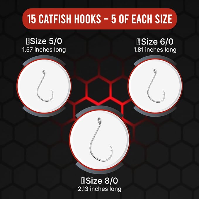 Circle Hooks Saltwater, Fishing Hooks Freshwater, Catfish Rig, Catfish Hooks, Drop Shot Hooks, Catfishing Equipment