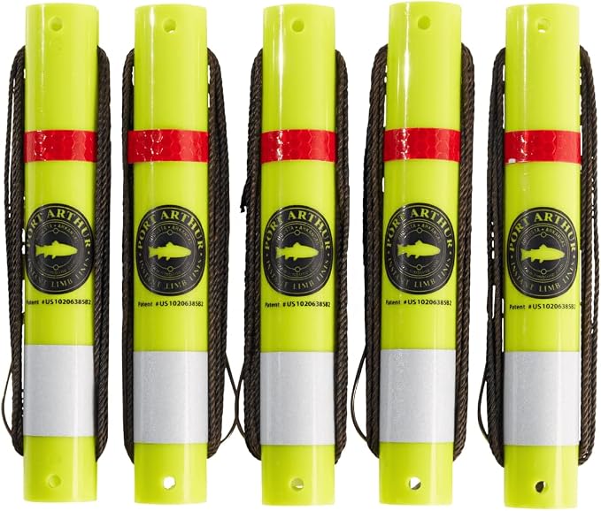 5-Pack Auto Fishing Device - Lightweight, Compact, Easy to Use - Catfishing Outdoor Survival Camping Bushcraft Fishing Kit