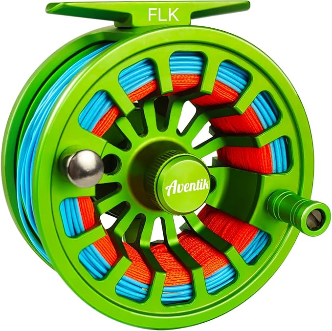 Aventik Fly Fishing Reel 3/4/5/6/7/8/9 Pre-Loaded Fly Reel with Line Combo