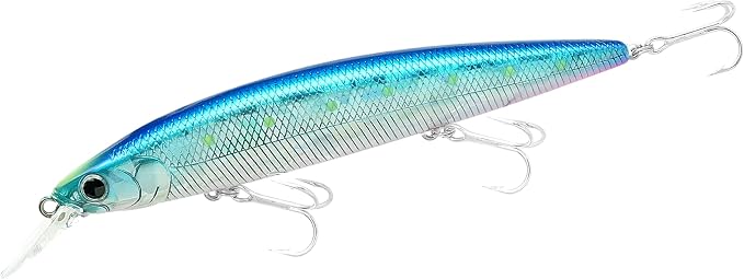 LUCKY CRAFT Surf Pointer 115MR Saltwater Fishing Lures for Halibut and Stripped Bass, Long Casting Jerkbait, Sinking Surf Fishing Gear, Fish Accessories for Tackle Box
