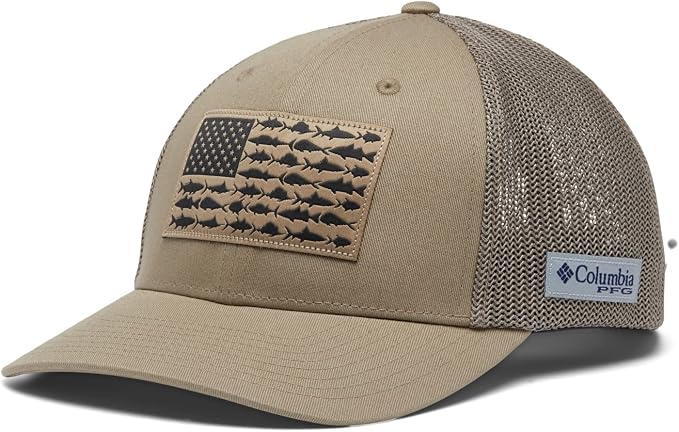 Columbia Unisex Adult PFG Logo Mesh Ball Cap