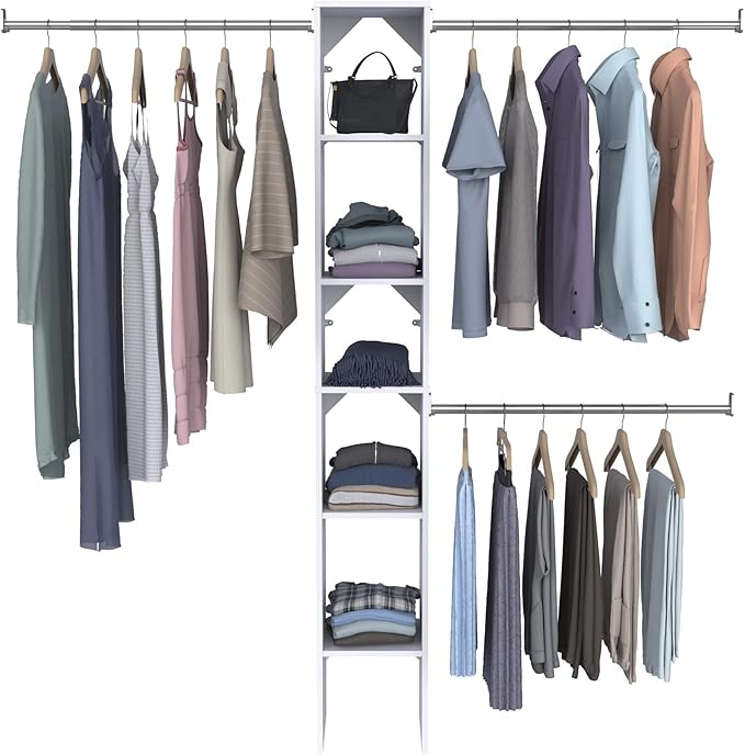 ClosetMaid 4867 SuiteSymphony 12-Inch Starter Tower Kit, Pure White