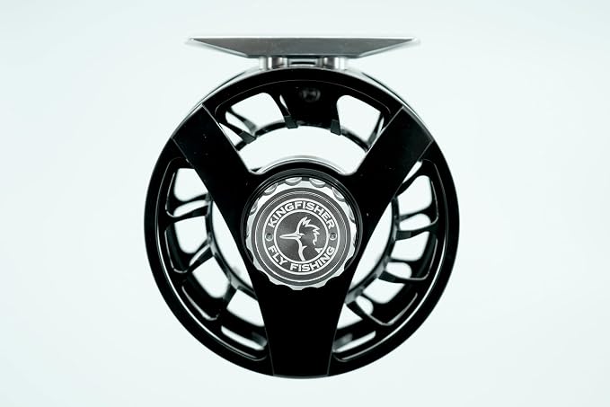 Kingfisher Fly Fishing Big Blackfoot Reel | Durable Lightweight High-Performance Large Arbor Reel for Fly Fishing