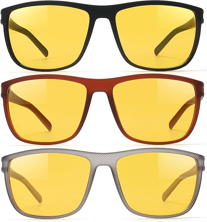 Polarized Sunglasses for Men, UV Protection Lightweight Sun Glasses for Driving Fishing Golf