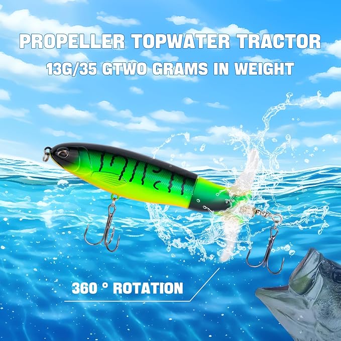 TSKS Fishing Artificial Lures Kit Mixed Including Front Diving Fin Minnow Surface Popper Crank Baits Pencil VIB with Hook and Soft Lures Accessories for Saltwater Freshwater Trout Bass Tackle Gift Set