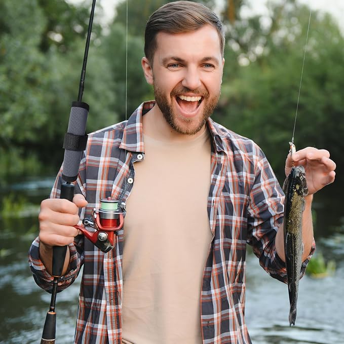 8 Pack Fishing Lure Covers，Lure Wraps for Fishing Rod，Fishing Hook Bait Covers