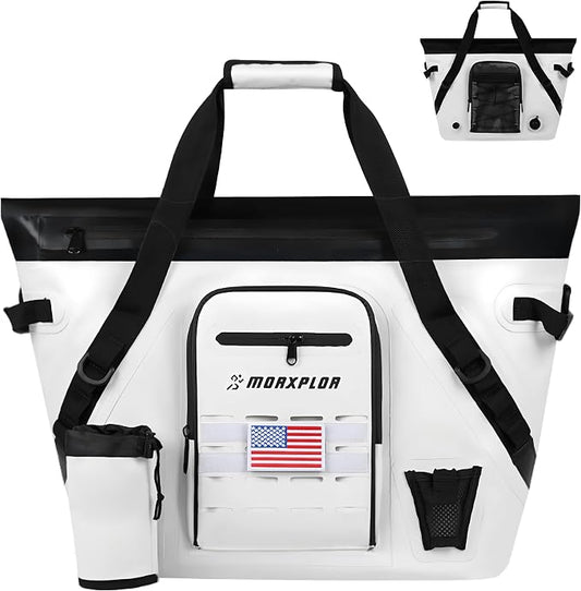 MORXPLOR Insulated Fish Cooler Kill Bag with Flat Bottom-25x17.5 40x16 60x20Inches Waterproof Fishing tackle Kill Cooler Bag