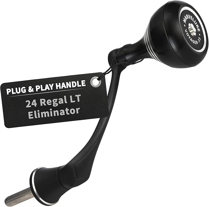 Locked-Type Power Handle (Hexagon Shaft) Compatible for Daiwa Revros LT Crossfire LT Legalis LT Regal LT Laguna LT Eliminator QR Spinning Reels