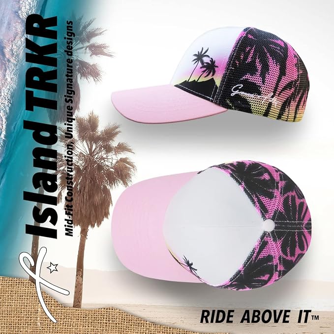 Grace Folly Beach Trucker Hats for Women- Snapback Baseball Cap for Summer