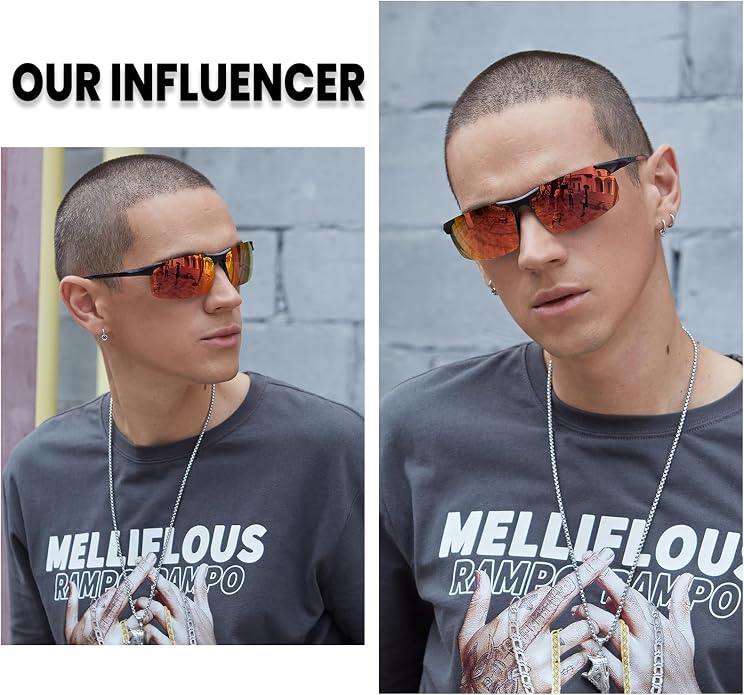 DUCO Polarized Sunglasses Mens Ultralight Carbon Fiber Sun Glasses for Men Driving Sports Fishing UV400 Protection DC8277