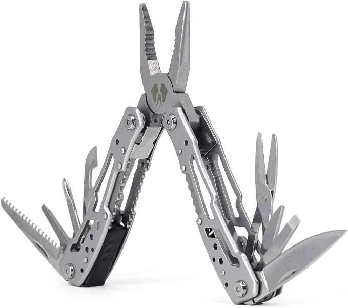 Uncharted Supply Multitool Pro | Includes Pliers, Bottle Opener, Philips and Flathead Screwdriver, Knife and More | Durable Stainless-Steel