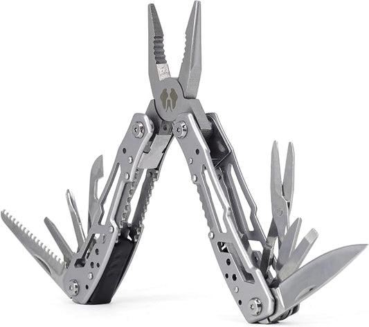 Uncharted Supply Multitool Pro | Includes Pliers, Bottle Opener, Philips and Flathead Screwdriver, Knife and More | Durable Stainless-Steel