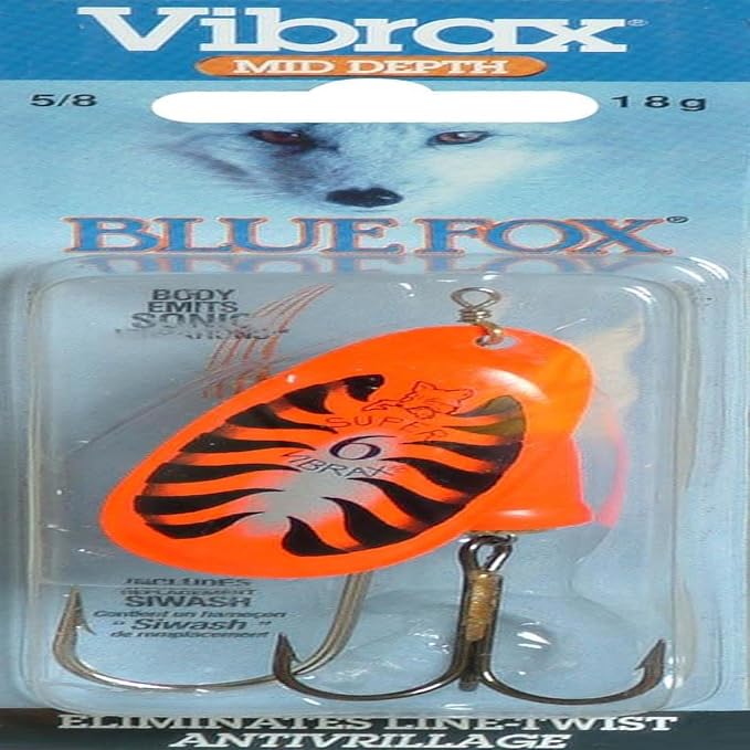 BLUE FOX Classic Vibrax, Inline Spinner Lure for Trout Bass Walleye and Salmon Premium Fishing Spinner