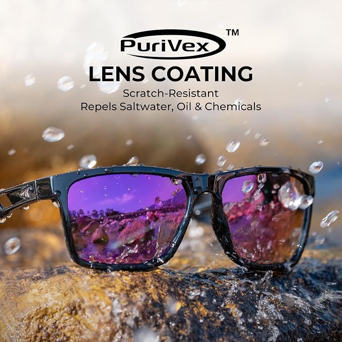 KastKing FlatRock Polarized Sport Sunglasses for Men and Women, Ideal for Driving Fishing Cycling Running, UV Protection