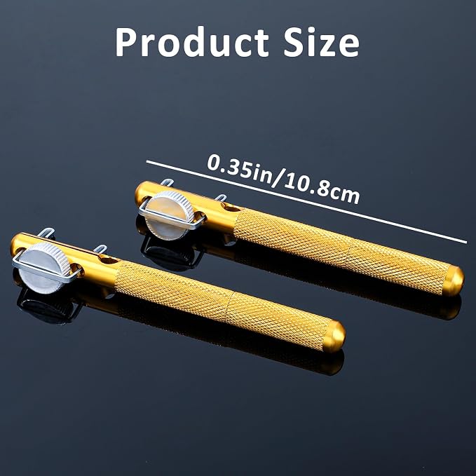 2Pcs Fishing Line Knot Tying Tool Metal Fishing Hook Tie Device Manual Portable Fishing Tie Hook Practical Knot Angler Accessories for Hooks Lures Lines Easy Tying and Protection
