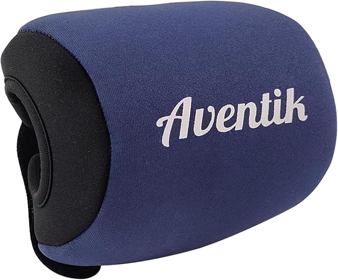 Aventik Neoprene Conventional Reel Cover Round Reel Gloves Trolling Reels Storage Reel Pouch Fits 800 1000 2000 3000 4000 5000 6000 Series Fishing Reels
