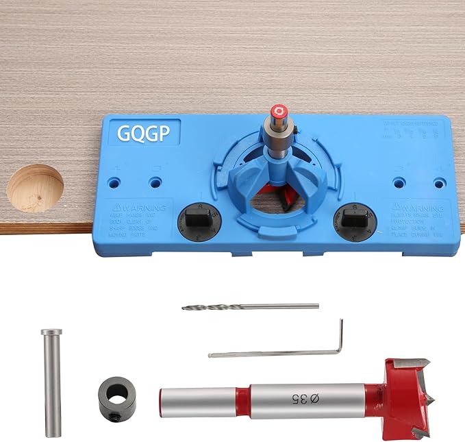 35mm Hinge Jig Concealed Hinge Hole Saw Jig Higne Drilling Jig Hole Guide Woodworking for Kitchen Cabinet Door Hinge