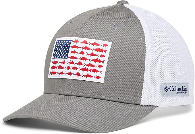 Columbia Unisex Adult PFG Logo Mesh Ball Cap