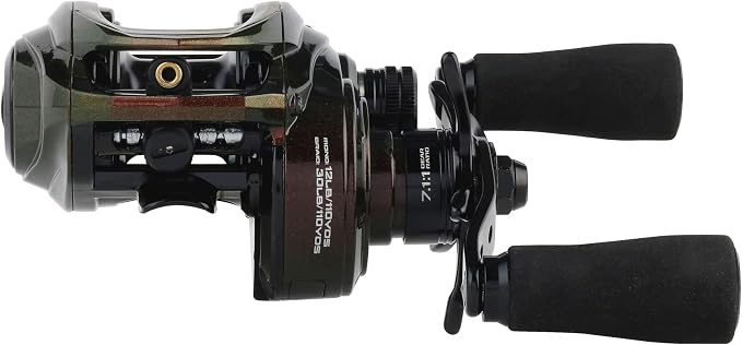Abu Garcia IKE Signature Low Profile Baitcast Fishing Reel, Reliable Freshwater Reel, Durable & Lightweight Graphite Construction, Infini Brake System