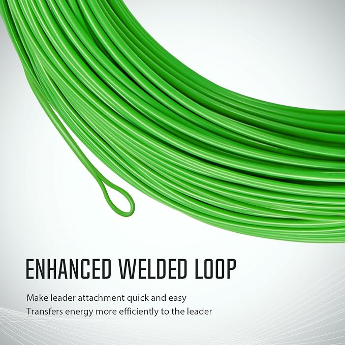 Piscifun Sword Fly Fishing Line with Welded Loop, Weight Forward Floating Fly Line, Available in WF1, WF2, WF3, WF4, WF5, WF6, WF7, WF8, WF9, and WF10 Weights, in Lengths of 90 and 100 Feet